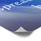 Sei das Licht Poster (Ecke)