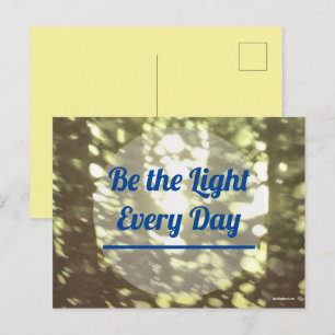 Sei das Licht Postkarte