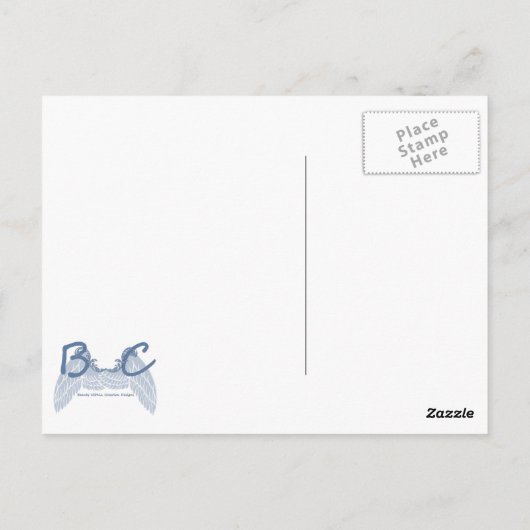 Sei das Licht Postkarte (Rückseite)