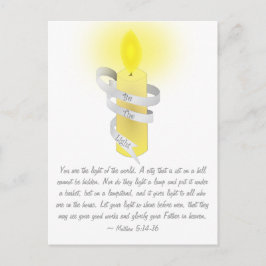 Sei das Licht Postkarte