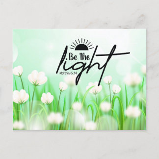 Sei das Licht Postkarte