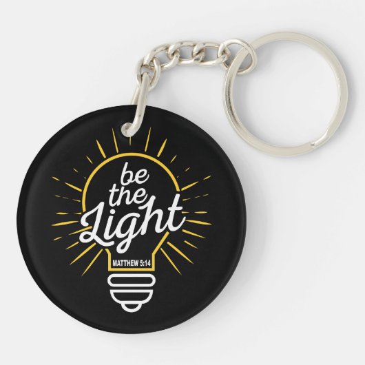 Sei das Licht Schlüsselanhänger (Rückseite)