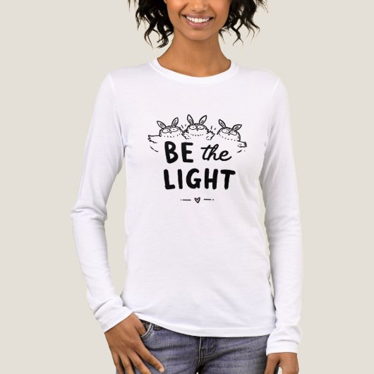 Sei das Licht Tri-Blend Shirt (Vorderseite)