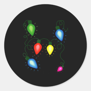Sei das Licht Weihnachtsbeleuchtung Matthäus 5_14 Runder Aufkleber