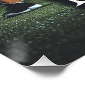 Sei das Mädchen... Motivierend Wandplakat Poster (Ecke)