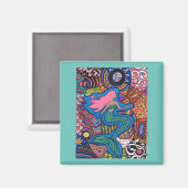 Sei das MERMAID-Magnet Magnet (Vorderseite/Rückseite)