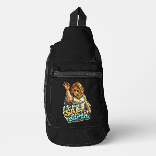 Sei das Salz der Erde Crossbody Bag (Vorderseite)