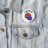 Sei dein Berry Best Funny Fruit Pub Button (Beispiel)