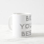 Sei dein Bestes Kaffeetasse (Vorderseite Links)