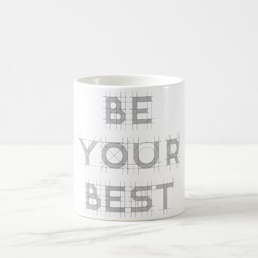Sei dein Bestes Kaffeetasse (Mittel)