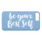 Sei dein bestes Selbst positiv Case-Mate iPhone Hülle (Rückseite (Horizontal))