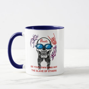 Sei Dein Eigener König Motivations-Tasse aus robus Tasse