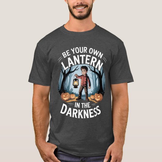 Sei dein eigener LaternenHalloween-T - Shirt (Vorderseite)