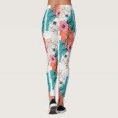 Sei dein eigenes Design, trendiges Frauendesign Leggings (Rückseite)