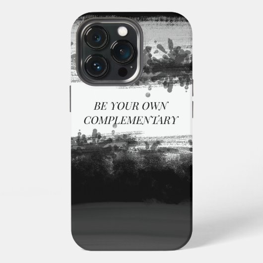 "SEI DEIN EIGENES KOMPLEMENT" iPhone HÜLLE (Hinten)