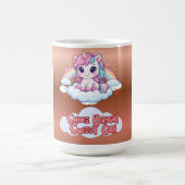 Sei Dein Eigenes Regenbogen Süße Einhorn Mädchen Kaffeetasse (Mittel)