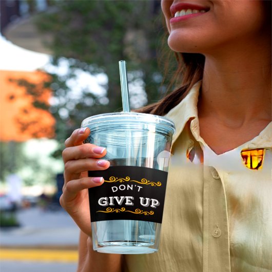 Sei dein eigenes Selbst Acryltrinkbecher