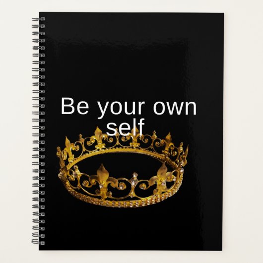Sei dein eigenes Selbst Planer (Vorderseite)