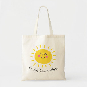 "Sei Dein Eigenes Sonnenschein" Süßer Kawaii Glück Tragetasche