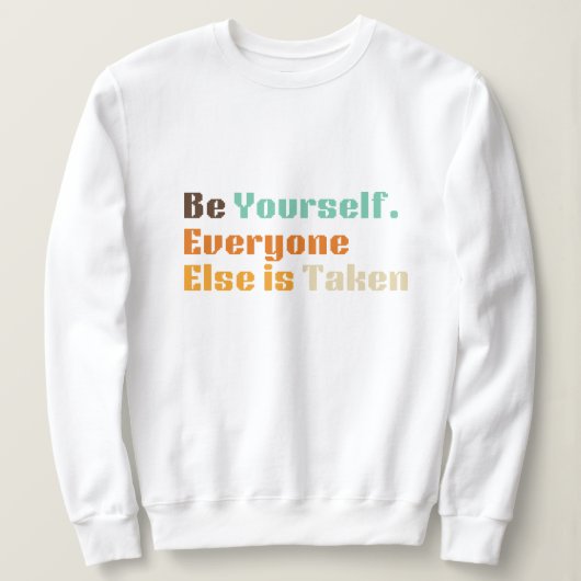 Sei dein eigenes Sweatshirt (Design vorne)