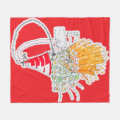 Sei dein größter Fan Fleecedecke (Vorderseite (Horizontal))