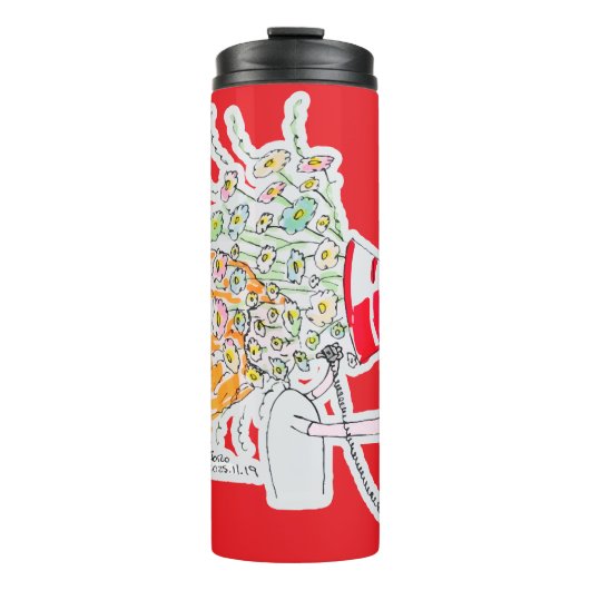 Sei dein größter Fan Thermosbecher (Vorderseite)