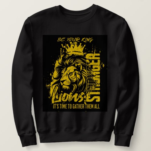 SEI DEIN KÖNIG  SWEATSHIRT (Design vorne)