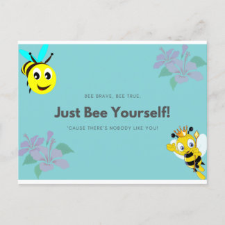 Sei dein Selbst - Bienen Feiertagspostkarte