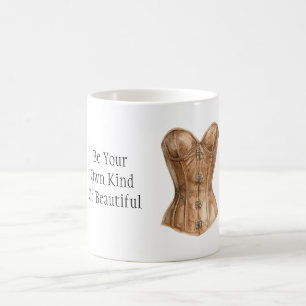 Sei deine eigene Art von schöner Korsett Kaffeetasse