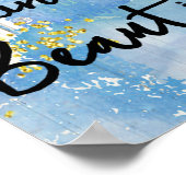 Sei deine eigene Art von Schönheit Poster (Ecke)