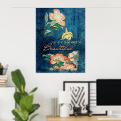 Sei deine eigene Art von Schönheit Poster (Heimbüro)