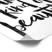 Sei deine eigene Art von Schönheit Poster (Ecke)