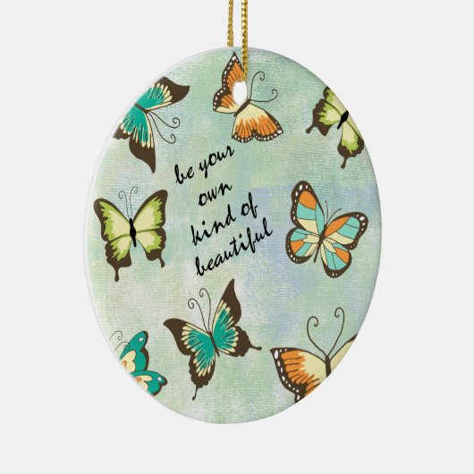 Sei deine eigenen schönen Schmetterlinge Keramikornament (Rechts)