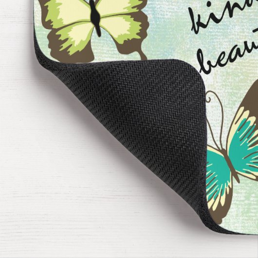 Sei deine eigenen schönen Schmetterlinge Mousepad (Ecke)