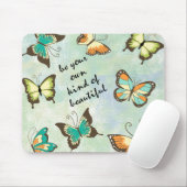Sei deine eigenen schönen Schmetterlinge Mousepad (Mit Mouse)