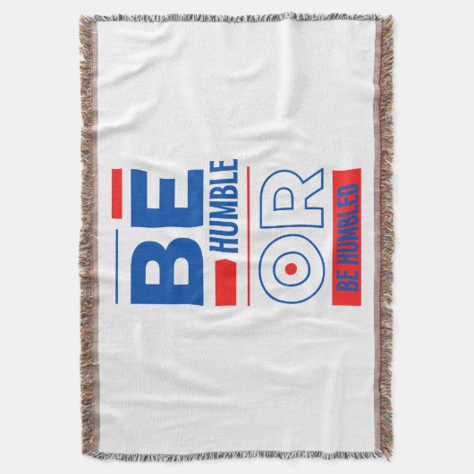 Sei demütig oder gedemütigt decke (Vorderseite Vertikal)