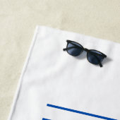 Sei demütig oder gedemütigt strandtuch (Beispiel)