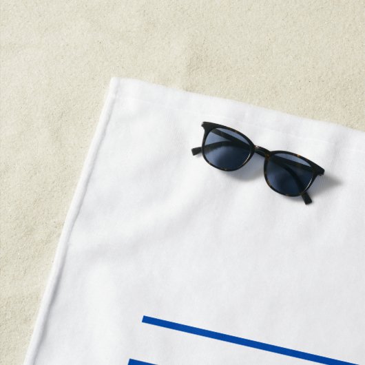 Sei demütig oder gedemütigt strandtuch (Beispiel)