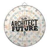 Sei der Architekt deiner Zukunft Dartscheibe (vorne)