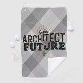 Sei der Architekt deiner Zukunft Golfhandtuch (Insitu)