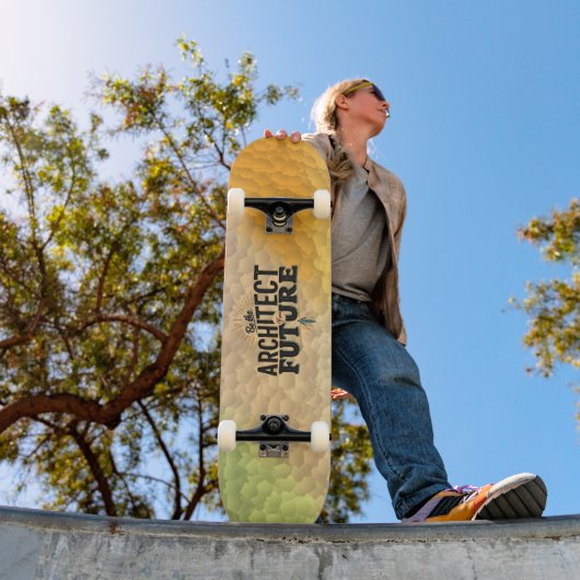 Sei der Architekt deiner Zukunft Skateboard (Außen 1)