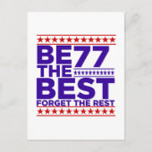 Sei der beste 77 Geburtstag Postkarte (Vorderseite)