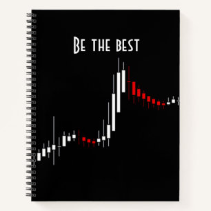 Sei der Beste. Forex Monitor Graph Notebook Notizblock