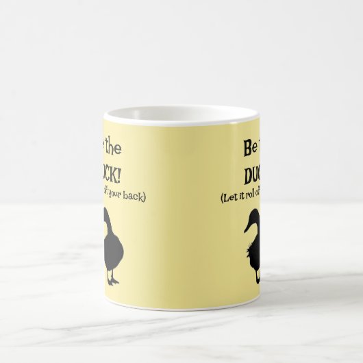Sei der DUCK! Kaffeetasse (Mittel)