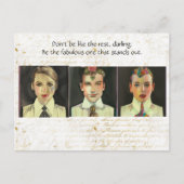 Sei der fabelhafte postkarte (Vorderseite)