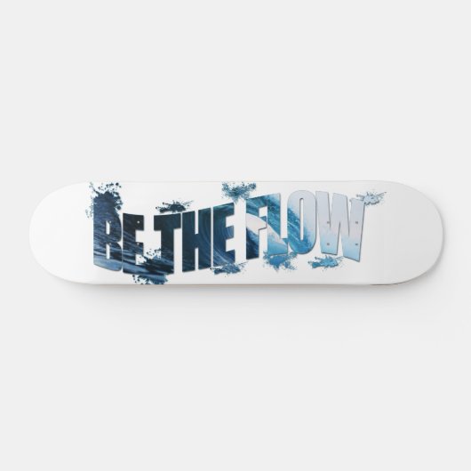 Sei der Fließtext Art Breaking Wave Skateboard (Horizontal)