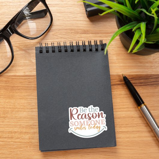 "Sei der Grund für jemanden." Individuell-geschnit Aufkleber