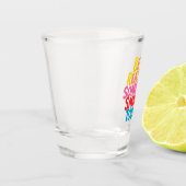 Sei der Grund, warum heute jemand lächelt (2) Schnapsglas (Links)
