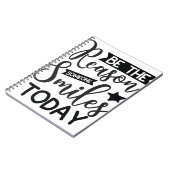 Sei der Grund, warum heute jemand lächelt Notizblock (Linke Seite)