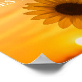 Sei der Grund, warum heute jemand lächelt Poster (Ecke)